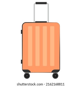Maleta. Ilustración vectorial aislada en fondo blanco.
