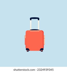 suitcase vector in minimal style