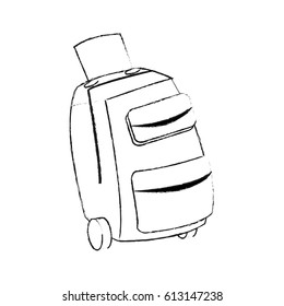 suitcase with wheels icon image 