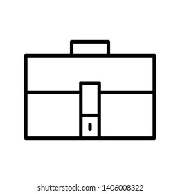 suitcase work icon vector business 