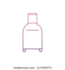 suitcaseicon in Nolan style. One of web collection icon can be used for UI, UX