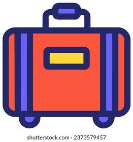 suitcases. Family suitcases. Vector illustration