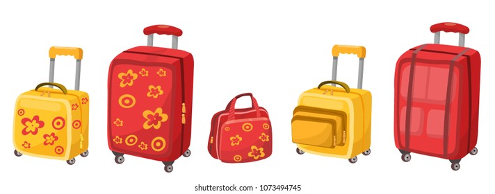suitcases, travel, rest