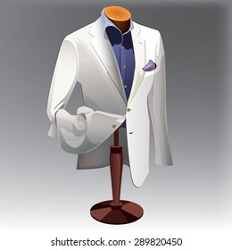 Suite on the mannequin