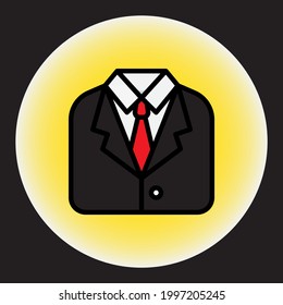 Suite Simple Clipart Vector Illustration. Fashion And Clothing