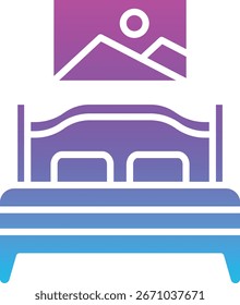 Ícone de vetor de suíte. Pode ser usado para impressão, aplicativos móveis e da Web.