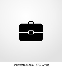 suitecase icon. vector sign symbol on white background