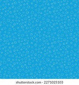 Suits Card Signs Seamless Pattern Background. Vector illustration.