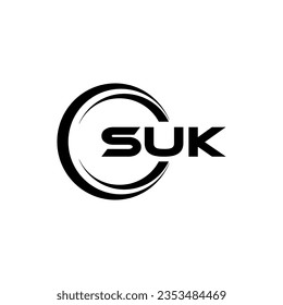 SUK Logo Design, Inspiration for a Unique Identity. Modern Elegance and Creative Design. Watermark Your Success with the Striking this Logo.