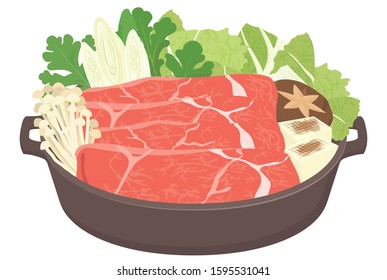 Sukiyaki : Beef Hot Pot/Japanese food