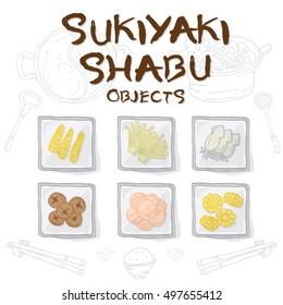 sukiyaki shabu objects 