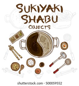 sukiyaki shabu objects 