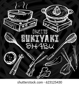 sukiyaki shabu objects