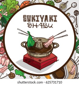sukiyaki shabu objects