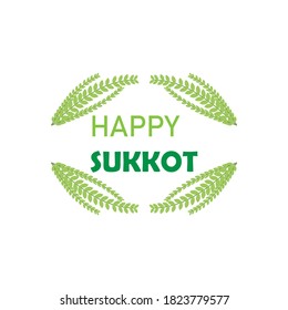 Sukkot israel's festival vector illustration , background.