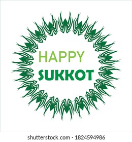 Sukkot israel's festival vector illustration , background.