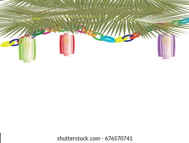 Sukkot - um dos banner judeu feriado de ano novo