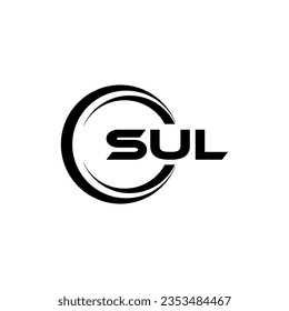 SUL Logo Design, Inspiration for a Unique Identity. Modern Elegance and Creative Design. Watermark Your Success with the Striking this Logo.