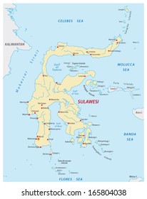 sulawesi map