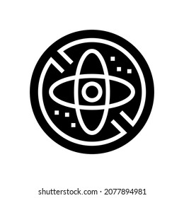 sulfate free cosmetic glyph icon vector. sulfate free cosmetic sign. isolated contour symbol black illustration