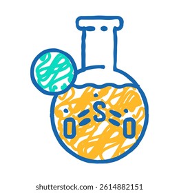 sulfites allergen free product food doodle icon sketch vector. sulfites allergen free product food sign. isolated symbol illustration