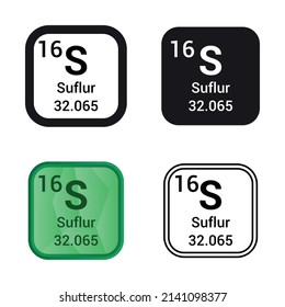sulfur chemical element periodic table