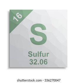 Sulfur element periodic table