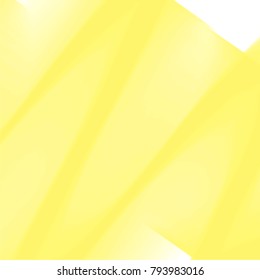 sulfur yellow abstract graphic pattern with zig zag lines, transparent areas and hard edged borders on white background, vector illustration
