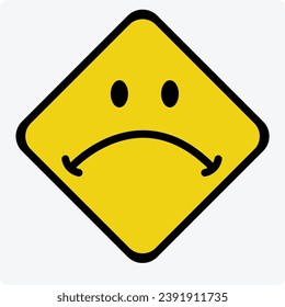 sullen road sign vector design