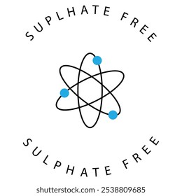 Sulphates Vector Symbol Eco-Friendly Icon Design