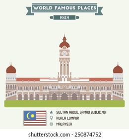Sultan Abdul Samad Building. Kuala Lumpur, Malaysia