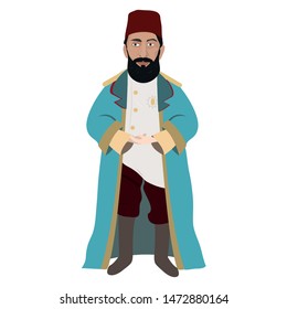 Sultan Abdulhamit Han Vector Art