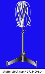 "Sultanchik" - a device that has thin paper strips for experiments with the Wimshurst machine, the charge goes to strips - which display the direction of the lines of force