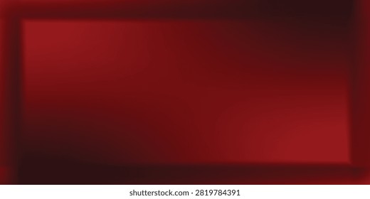 Sultry Dark red abstract gradient background design. Curling wave of red on dark red background. Dark red banner. Vector Illustration.