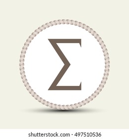 sum, mathematical symbol