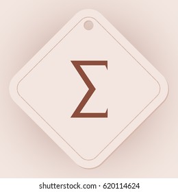 sum, mathematical symbol
