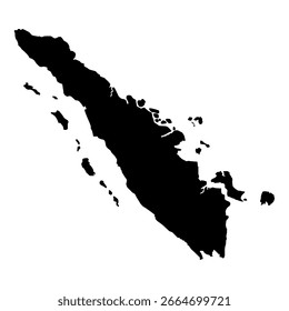 Diseño de Mapa de Vector en Sumatera Island