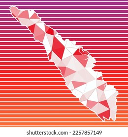 Sumatra vector illustration. Sumatra design on gradient stripes background. Technology, internet, network, telecommunication concept. Beautiful vector illustration.