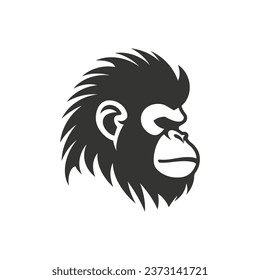 Sumatran orangutan Icon on White Background - Simple Vector Illustration