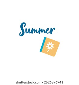 Sumer Day Vector Icon White Background Design