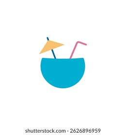 Sumer Day Vector Icon White Background Design