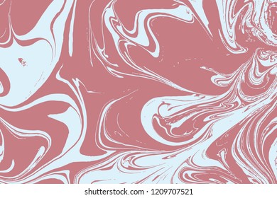 Suminagashi the ancient art of Japanese marbling. Paper marbling or marble waves art. Template for design covers, posters, business cards, presentation, invitation, flyers. Vector.