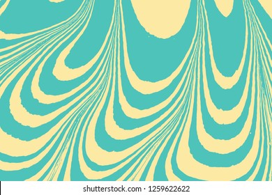 Suminagashi the ancient art of Japanese marbling. Paper marbling or marble waves art. Template for design covers, posters, business cards, presentation, invitation, flyers. Vector.