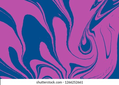 Suminagashi the ancient art of Japanese marbling. Paper marbling or marble waves art. Template for design covers, posters, business cards, presentation, invitation, flyers. Vector.