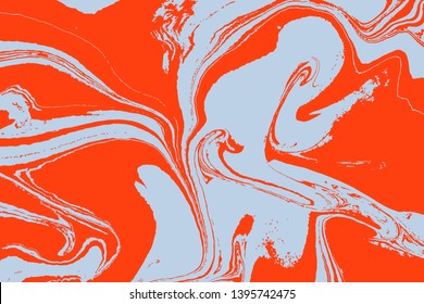 Suminagashi the ancient art of Japanese marbling. Paper marbling or marble waves art. Template for design covers, posters, business cards, presentation, invitation, flyers. Vector.