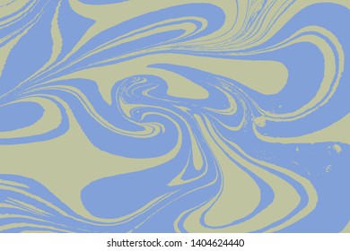 Suminagashi the ancient art of Japanese marbling. Paper marbling or marble waves art. Template for design covers, posters, business cards, presentation, invitation, flyers. Vector.