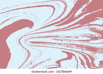 Suminagashi the ancient art of Japanese marbling. Paper marbling or marble waves art. Template for design covers, posters, business cards, presentation, invitation, flyers. Vector.