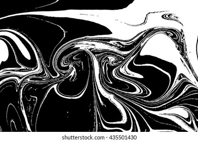 Suminagashi art. Stone or rock texture, liquid paint ink. Vector Ink texture. Hand drawn ebru marbling traditional illustration technique. Watercolor stains, abstract background, marble wavy pattern
