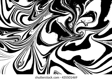 Suminagashi art. Stone or rock texture, liquid paint ink. Vector Ink texture. Hand drawn ebru marbling traditional illustration technique. Watercolor stains, abstract background, marble wavy pattern
