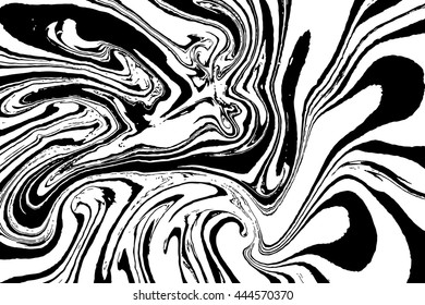 Suminagashi art. Stone or rock texture, liquid paint ink. Vector Ink texture. Hand drawn ebru marbling traditional illustration technique. Watercolor stains, abstract background, marble wavy pattern
